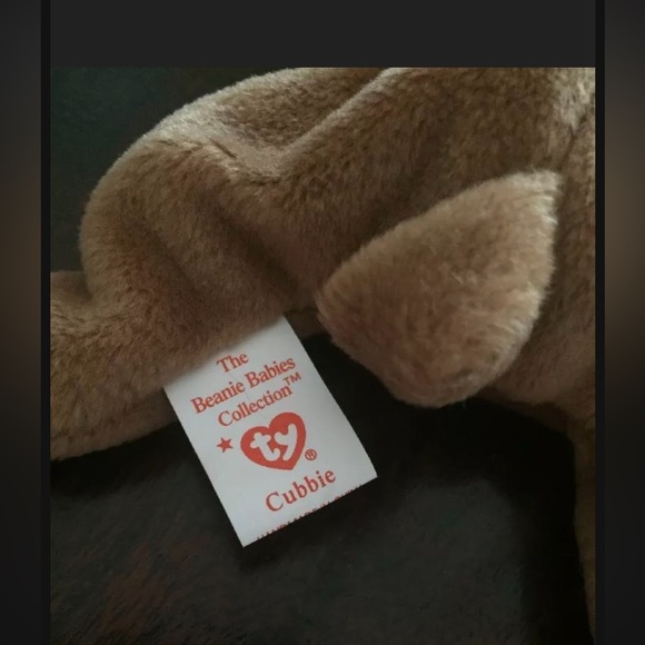 NWT 1993 Ty Rare Cubbie Beanie Baby - Picture 4 of 7